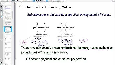 Organic Chemistry Chapter 1 Lesson 1