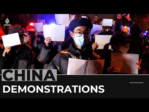 China protests spread, reports of clashes with police in Shanghai