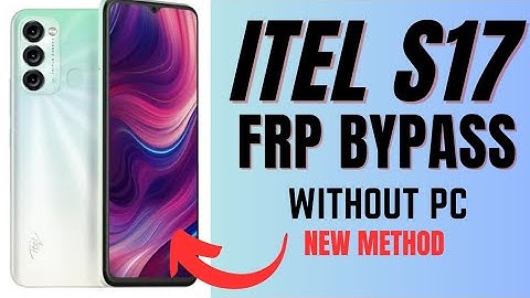 Itel S17 Frp Bypass android 11| NEW METHOD no pc