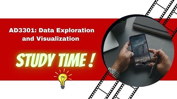 AD3301- Exploratory data analysis and data science basics #aiandds #dev #eda