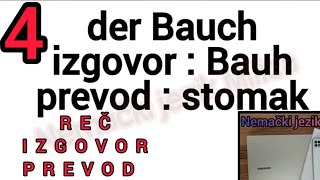 (4) REČ   IZGOVOR   PREVOD
