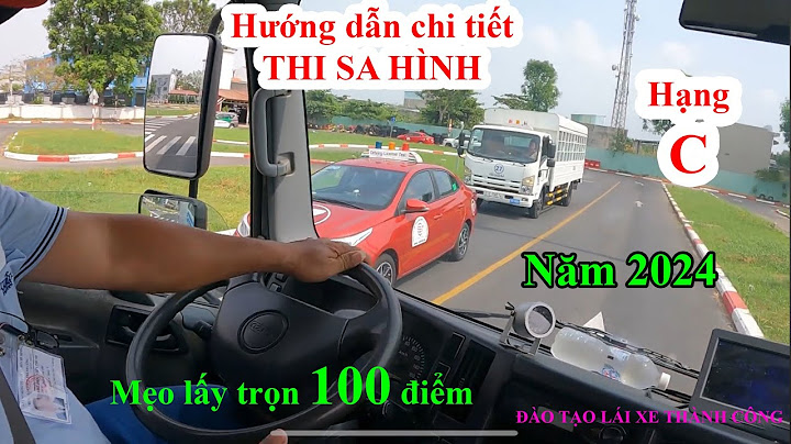 Bằng c có bao nhiêu bài thi sa hình năm 2024