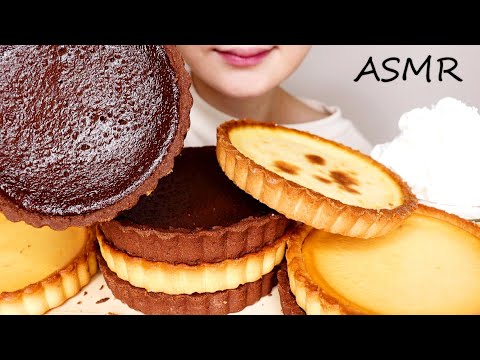 【大食い/咀嚼音】チーズタルト チョコレートタルト CHEESE TART CAKE 초콜릿 치즈 타르트【ASMR / EATING SOUNDS / NO TALKING/ MUKBANG】