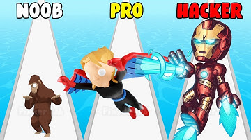 Super Hero Run 3D - Gameplay Walkthrough - Gameplay Android, ios | Pinker Lab