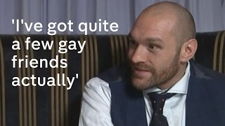 Tyson Fury on beating Wladimir Klitschko and accusations of homophobia