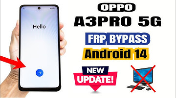Oppo A3Pro 5G Frp Bypass // Android 14 // Letest Update 2025 100% Working Method Without PC ✅