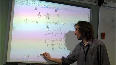 C4 Parametric equations OCR January 2011 q4