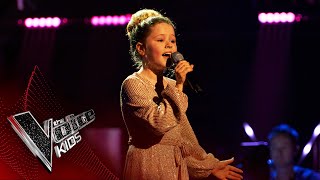Surprising finish to Amber's first big audition | The Voice Kids UK 2022
