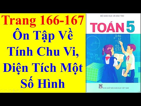 Video Toán Lớp 5 Trang 166 167 - Ôn Tập Về Tính Chu Vi Diện... - youtube
