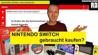 Switch gebraucht kaufen? Nintendo / Achtung! Switch OLED? Merkmale? Fake? Alt oder Neu? Switch V1 V2