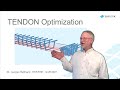 Tendon optimization for bridges in sofistik