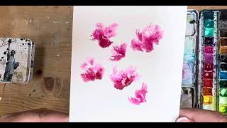 Push brush flowers
