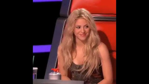 Shakira - The Voice "She Wolf"