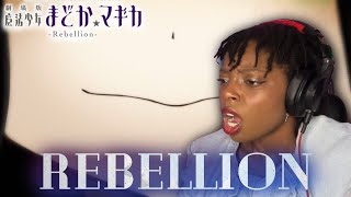 ...Well now what. | Madoka Magica: Rebellion Reaction