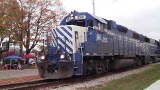 Great Lakes Central Fall Color Train - Chase And Interesting Switching Action