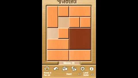 Klotski Hard Level 18/94 par solution