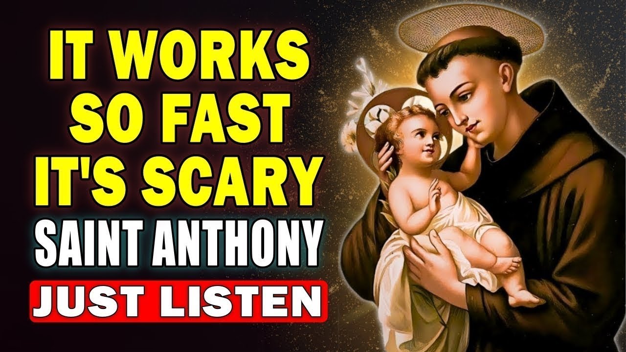 If You Need a Miracle, Give Saint Anthony of Padua 5 Minutes (Prayer for Impossible Causes) 🙏
