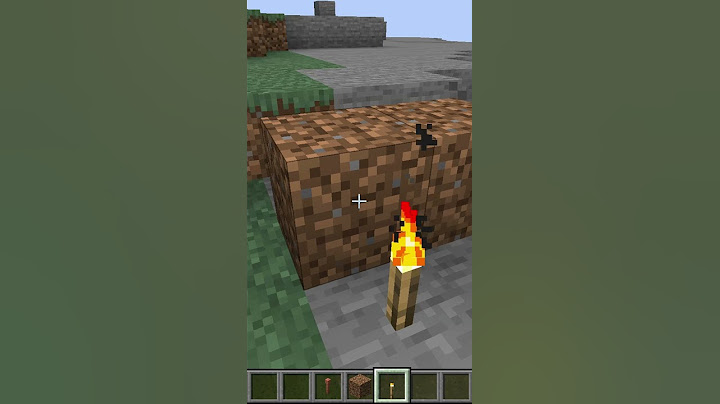 Minecraft This is How to Make Grass Grow on Dirt! TUTORIAL #shorts