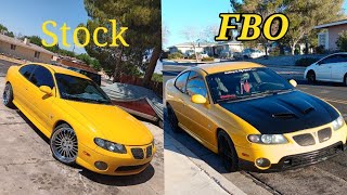 2004 Pontiac GTO Stock Vs Full Bolt Ons Sound comparison.