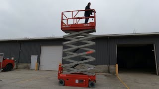 MEC 4046   40ft Electric Slab Scissor Lift with Leak Containment