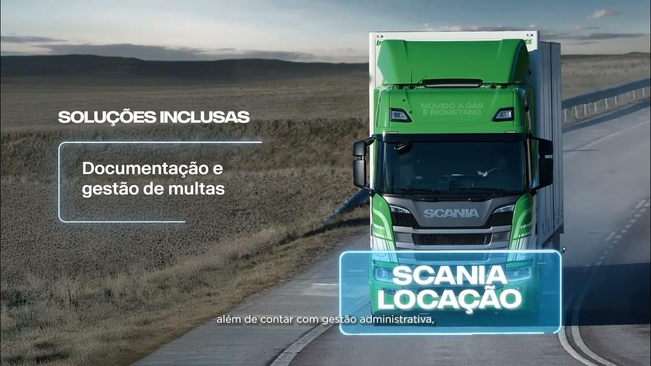 Toda experiência Scania em locação