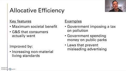 Technical and allocative efficiency