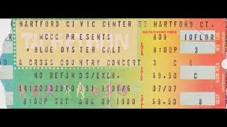 Blue Öyster Cult - Hartford CT - 8/10/80