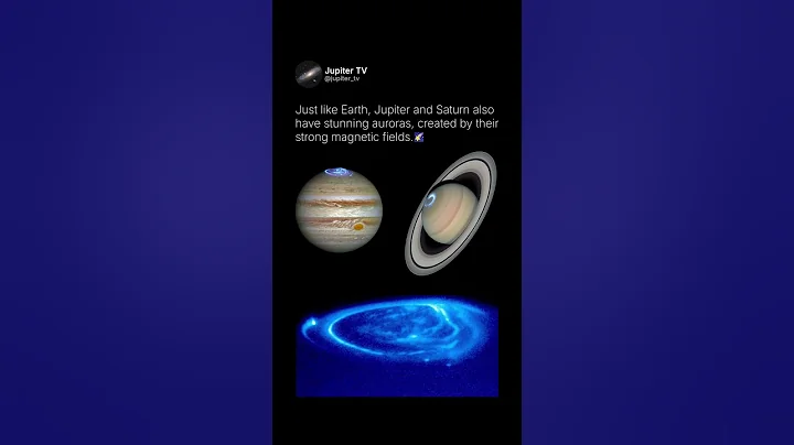 Jupiter and Saturn Have Auroras Too – Just Like Earth! ✨🪐✅ #shorts #space