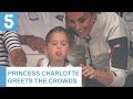 Princess Charlotte sticks her tongue out at Isle of Wight crowds | 5 News