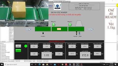 Hệ thống băng tải kiểm tra khối lượng & chiều dài sản phẩm