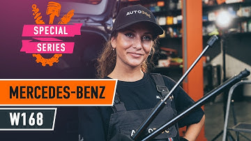 How to change gas struts / tailgate struts on  MERCEDES W168 [TUTORIAL AUTODOC]