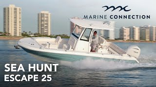 Обзор центральной консоли Sea Hunt Boats Escape 25 - Marine Connection