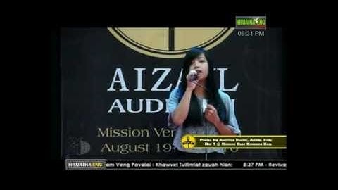 Jennie Lalruatfeli Kulikawn Hmunthar @ Praise On Audition 2016