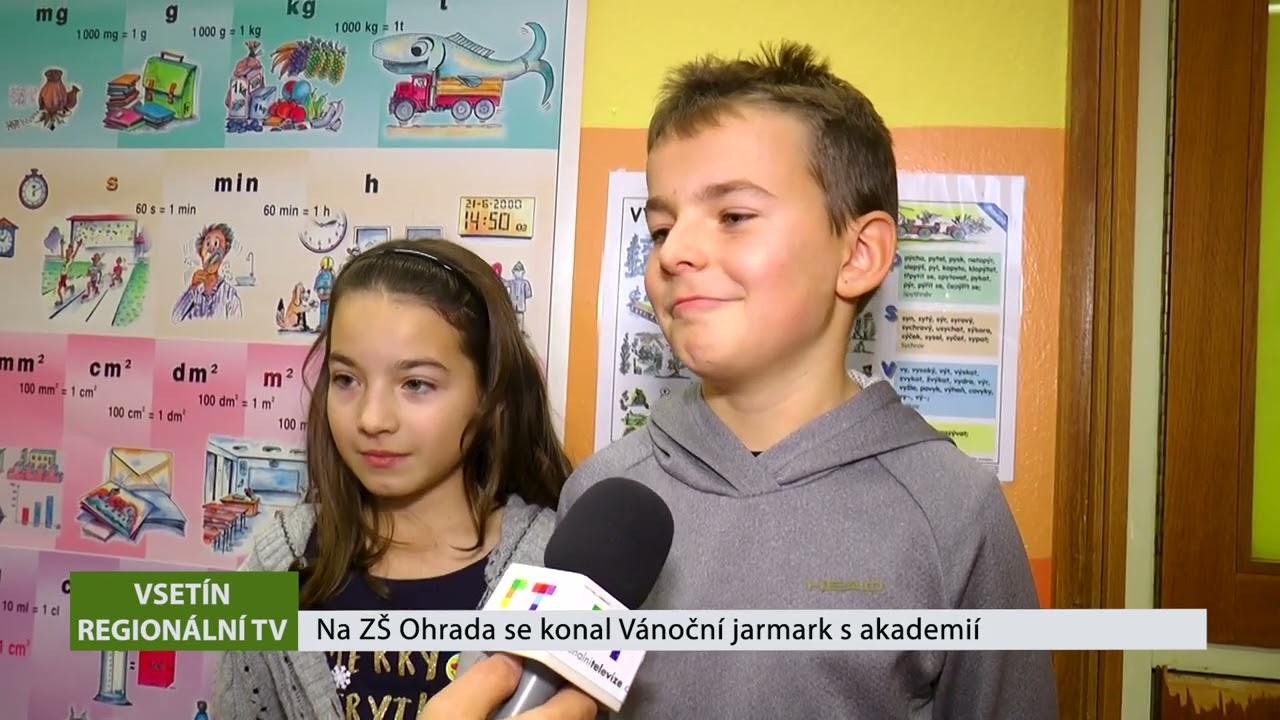 VSETÍN: Na ZŠ Ohrada se konal Vánoční jarmark s akademií