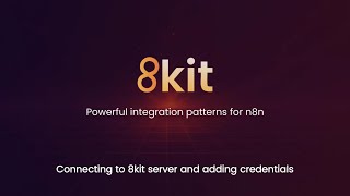 Connecting to 8kit server and adding credentials screenshot 5