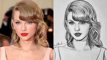 How to Draw Taylor Swift || Beginner