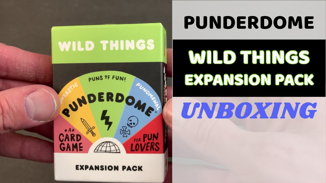 Punderdome Wild Things Expansion Pack | Unboxing - YouTube