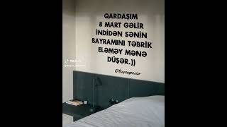 8 mart Beynəlxalq qadınlar günü münasibətilə təbrik edirəm #whatsappstatus #whatsapp