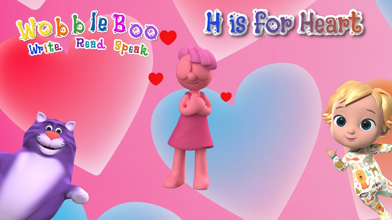 H is for Heart | Phonics Song for Toddlers 💗