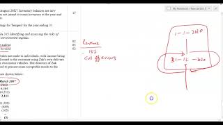 CAF 8 - Analytical Procedure (Practice)