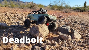 Axial Deadbolt SCX10 ii - First time out
