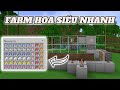 Hướng Dẫn Xây Máy Farm Hoa ( Bột Màu ) Siêu Nhanh Minecraft Bedrock 1.21