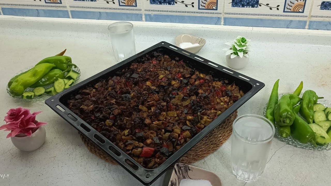 روتين حياتنا اليوميه وطبختنا ليوم لحمه بي الفرن