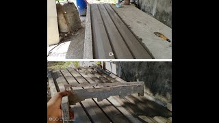 PRECAST MOULDINGS / PAANO GUMAWA NG WINDOW CASING AT BASEBOARD   HINDI NA KAILANGAN NG MOLDE