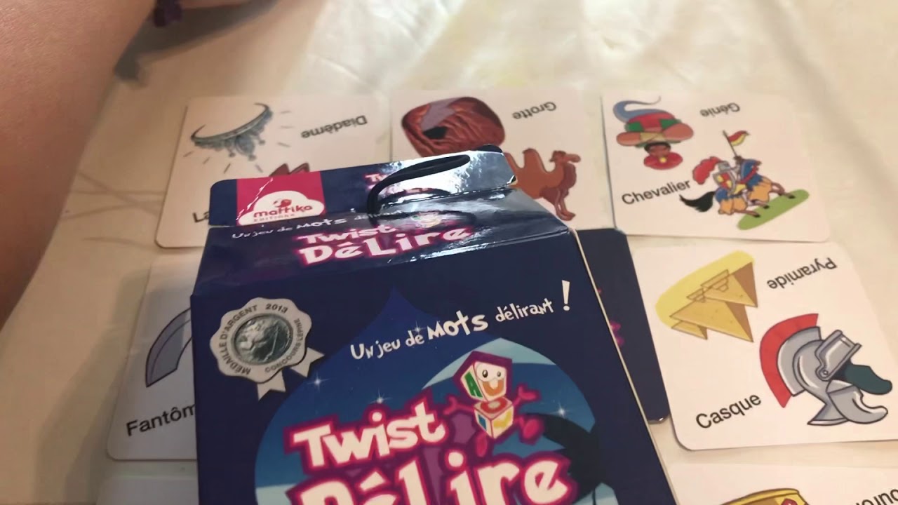 mattika Editions - Twist Délire Anglais - Jeu Éducatif pour Acquérir du Vocabulaire en Anglais - Dès 8 Ans