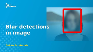 Blur detections in image