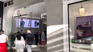 Walking in Westfield Century City Mall-10