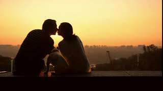 couple in love watching a romantic sunset with  dog screenshot 4