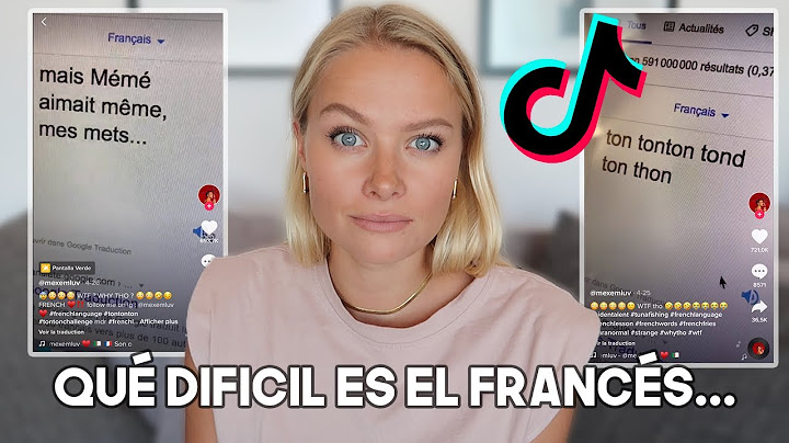 REACCIONANDO A TIKTOKS QUE SE BURLAN DEL FRANCÉS