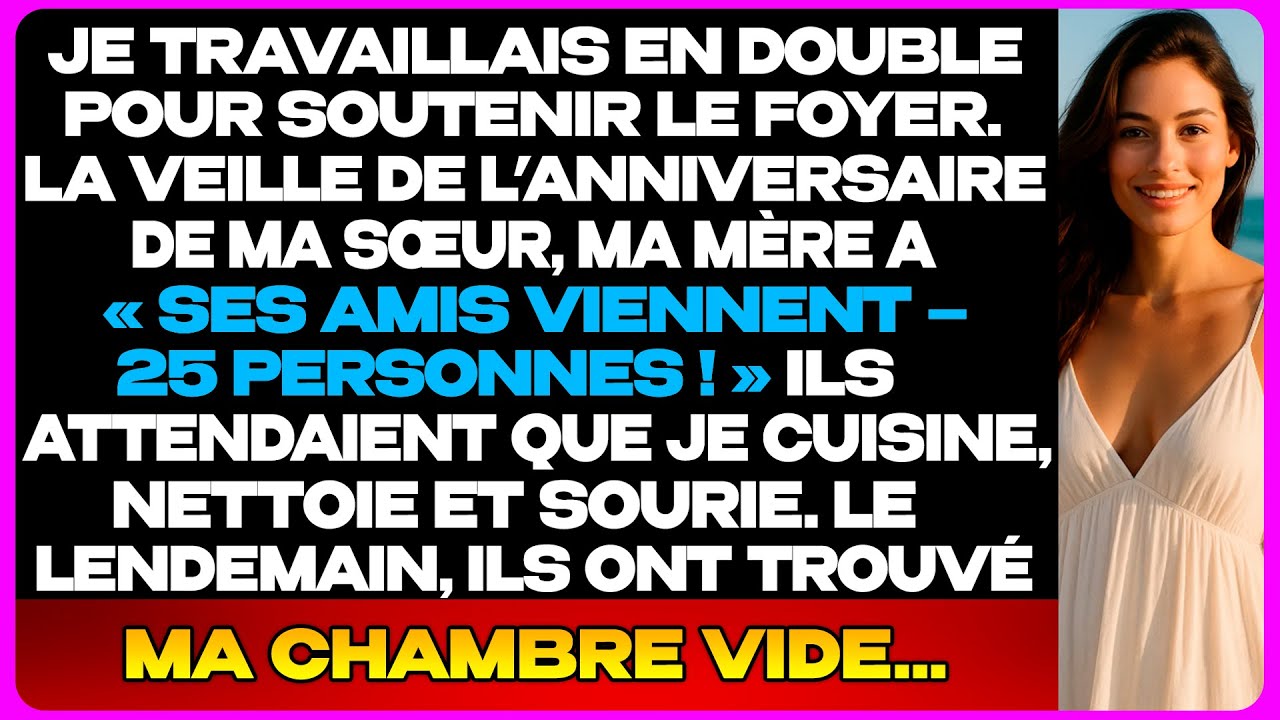 J’Aidais Ma Famille, Mais Pour L’Anniversaire De Ma Sœur, Maman A Décidé Que Je Devais Tout Faire